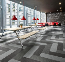 Flotex Seagrass planks 111004 Charcoal фото 2 | FLOORDEALER